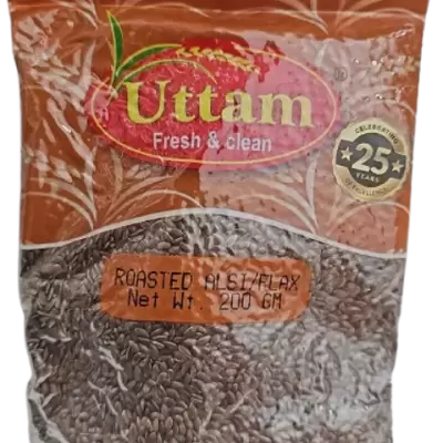 uttam alsi(flax) seed roasted 200gm